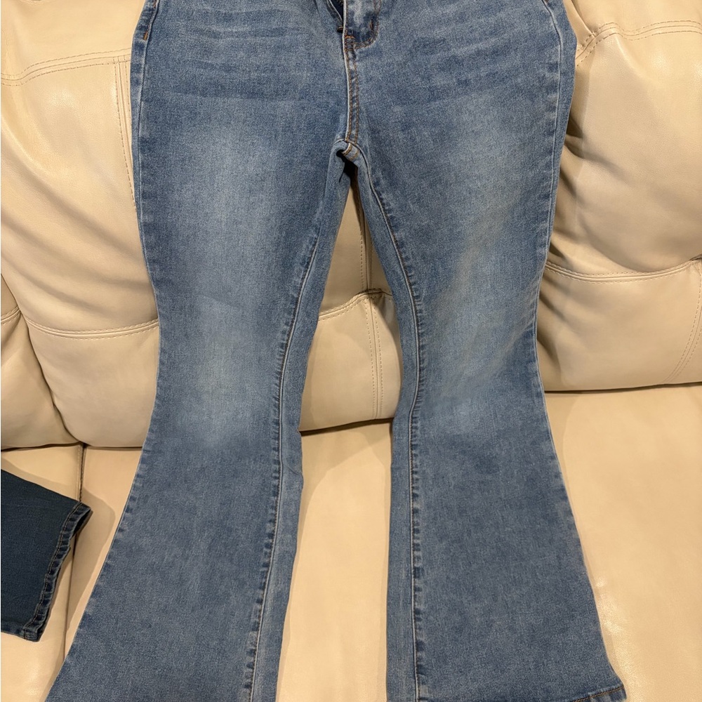 SHEIN Flare Blue Women's Jeans